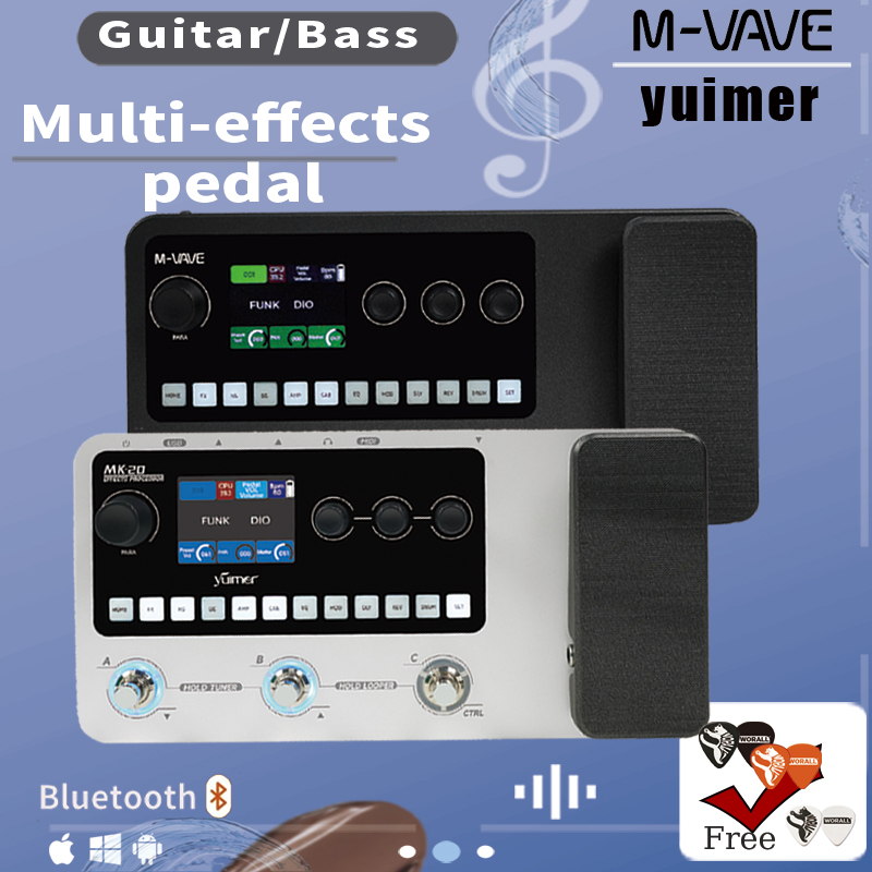 Looper Pedal Guitar - M-VAVE/Yuimer MK-20 Pedale Multi-Effetto per Chitarra/Basso