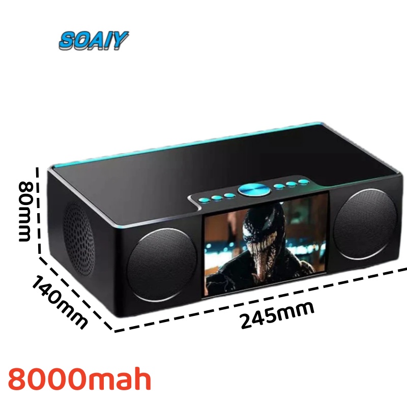 Audio Visualizer Music Player - S99 portatile Caixa De Som Bluetooth