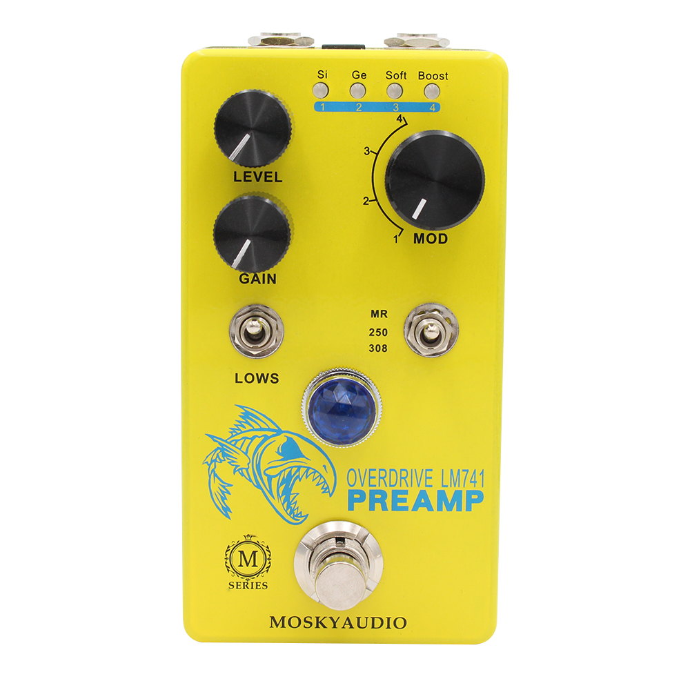 Looper Pedal Guitar - MOSKY LM741 Preamplificatore Pedale per chitarra