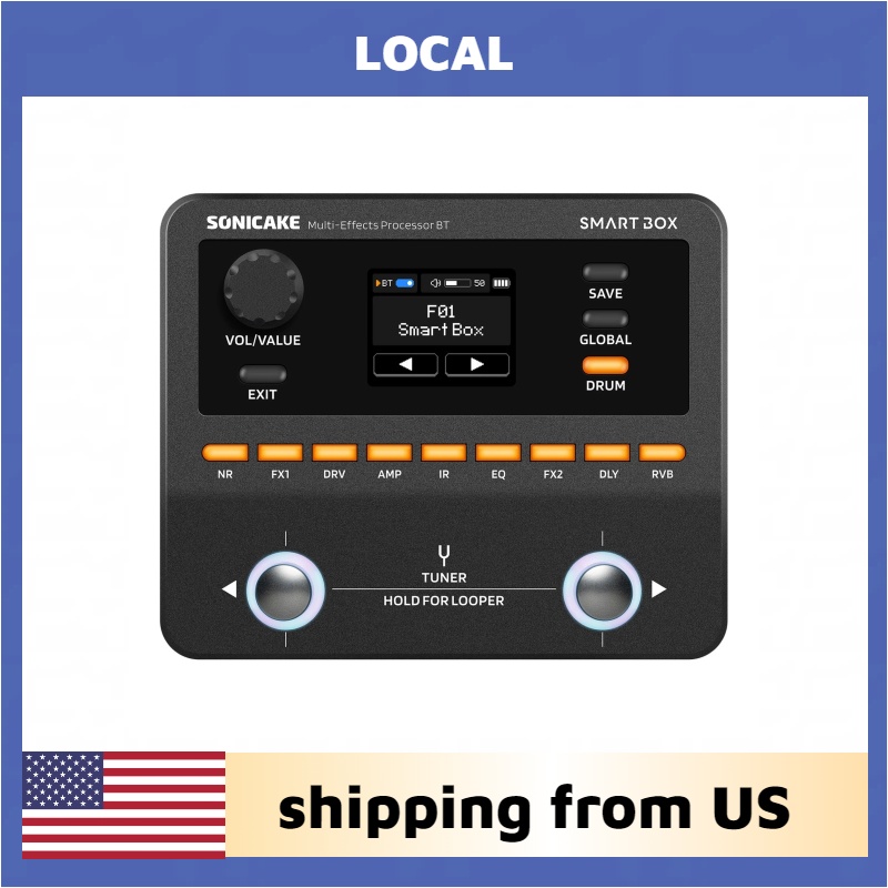Looper Pedal Guitar - SONICAKE Smart Box Processore Multi-Effetti Locale