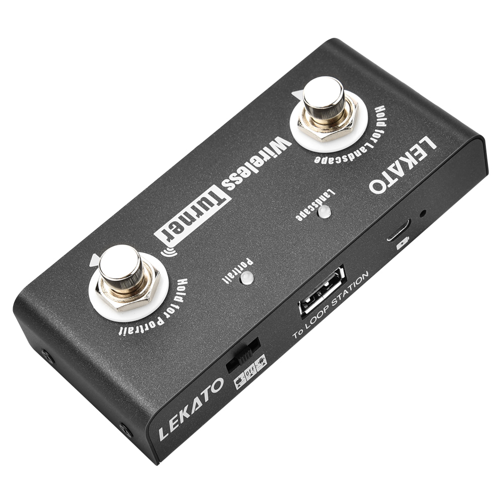 Looper Pedal Guitar - Lekato Pedale sintonizzatore pagina esterno wireless