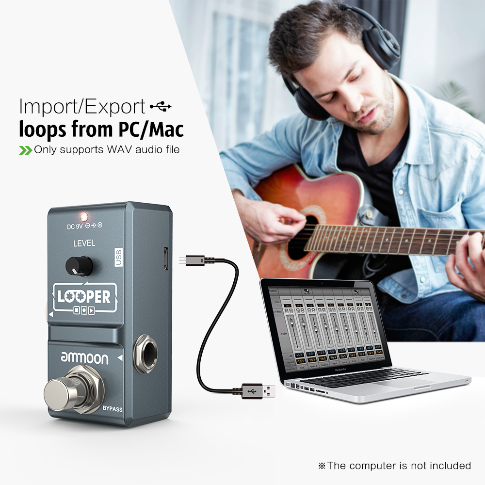 Ammoon AP-09 Nano Loop Electri - Looper Pedal Guitar recensione e prezzo
