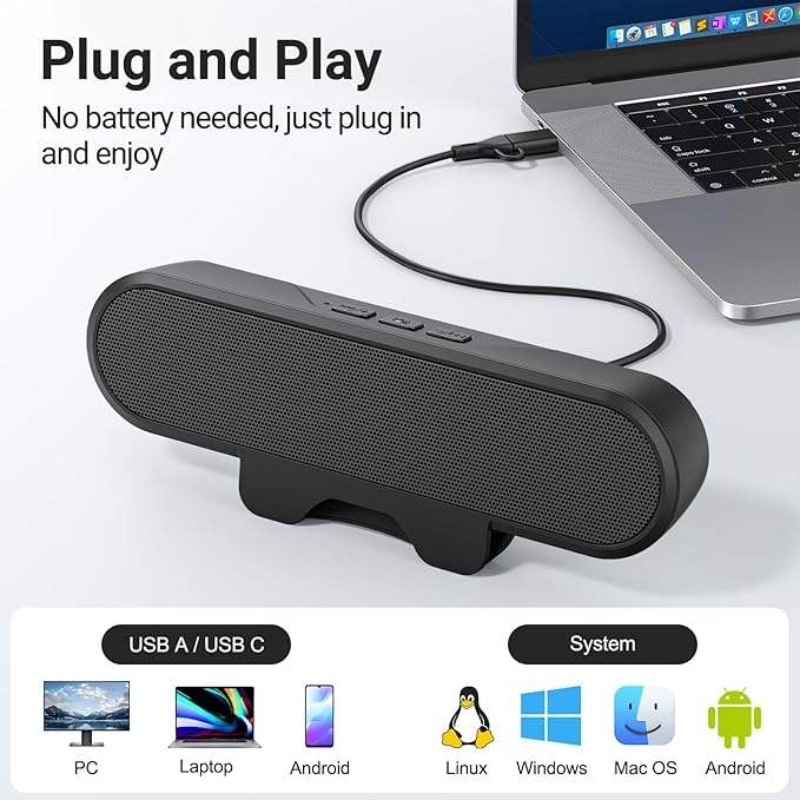 Soundbar USB portatile clip-on - Audio Music Online Mp3 recensione e prezzo