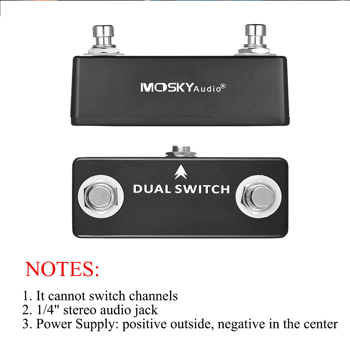 MOSKY DUAL SWITCH Pedale effet - Looper Pedal Guitar recensione e prezzo