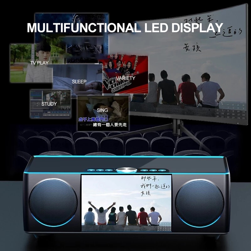S99 portatile Caixa De Som Blu - Audio Visualizer Music Player recensione e prezzo